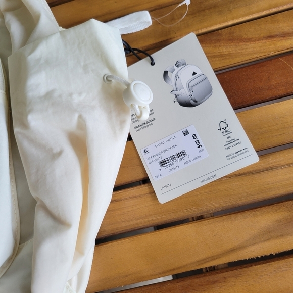 Adidas Cream Backpack Unisex - Picture 5 of 13